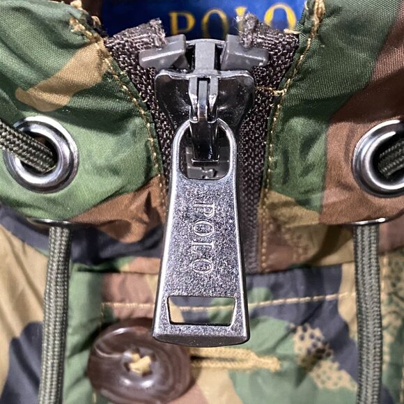 Polo Ralph Lauren Benton Camouflage-Print Shell Jacket Size L - Picture 2 of 12